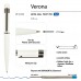 Ручка металлическая Verona Белая