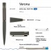 Ручка металлическая Verona Серая