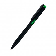 Ручка металлическая Slice Soft - Зеленый