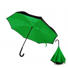 Зонт-трость механический Chaplin - Черно-зеленый