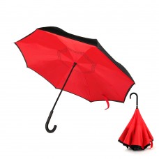 Зонт-трость механический Chaplin - Черно-красный