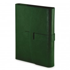 Ежедневник недатированный А5 с магнитным клапаном «Senate» темно-зеленый
