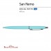 Ручка металлическая San Remo голубой