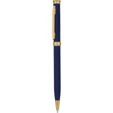 Ручка Meteor Soft Gold Темно-синяя