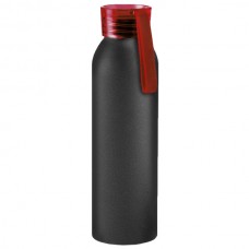 Бутылка для воды VIKING BLACK Черная с красной крышкой