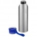 Бутылка для воды VIKING SILVER Серебристая с синей крышкой