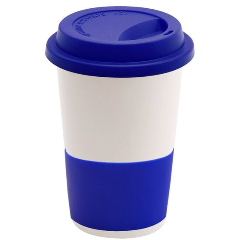Кружка Magic To Go - белый/темно-синий Кружка Magic To Go - белый/темно-синий